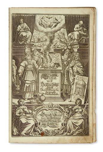(BIBLE IN GERMAN.)  Biblia, das ist, Die gantze Heilige Schrifft . . . Verteutscht durch D. Martin Luther.  1704
